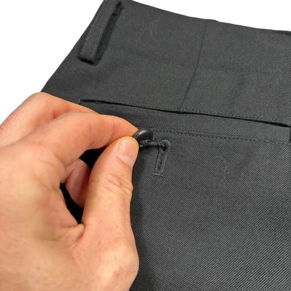 Junya Watanabe Comme Des Garçons Studded Rivet Black Wide Leg Trousers Medium 07 - Picture 7 of 10